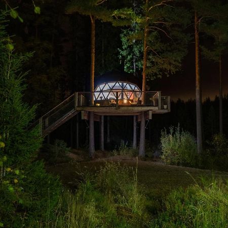 Treehouse Dome Hotell Vidnes Eksteriør bilde