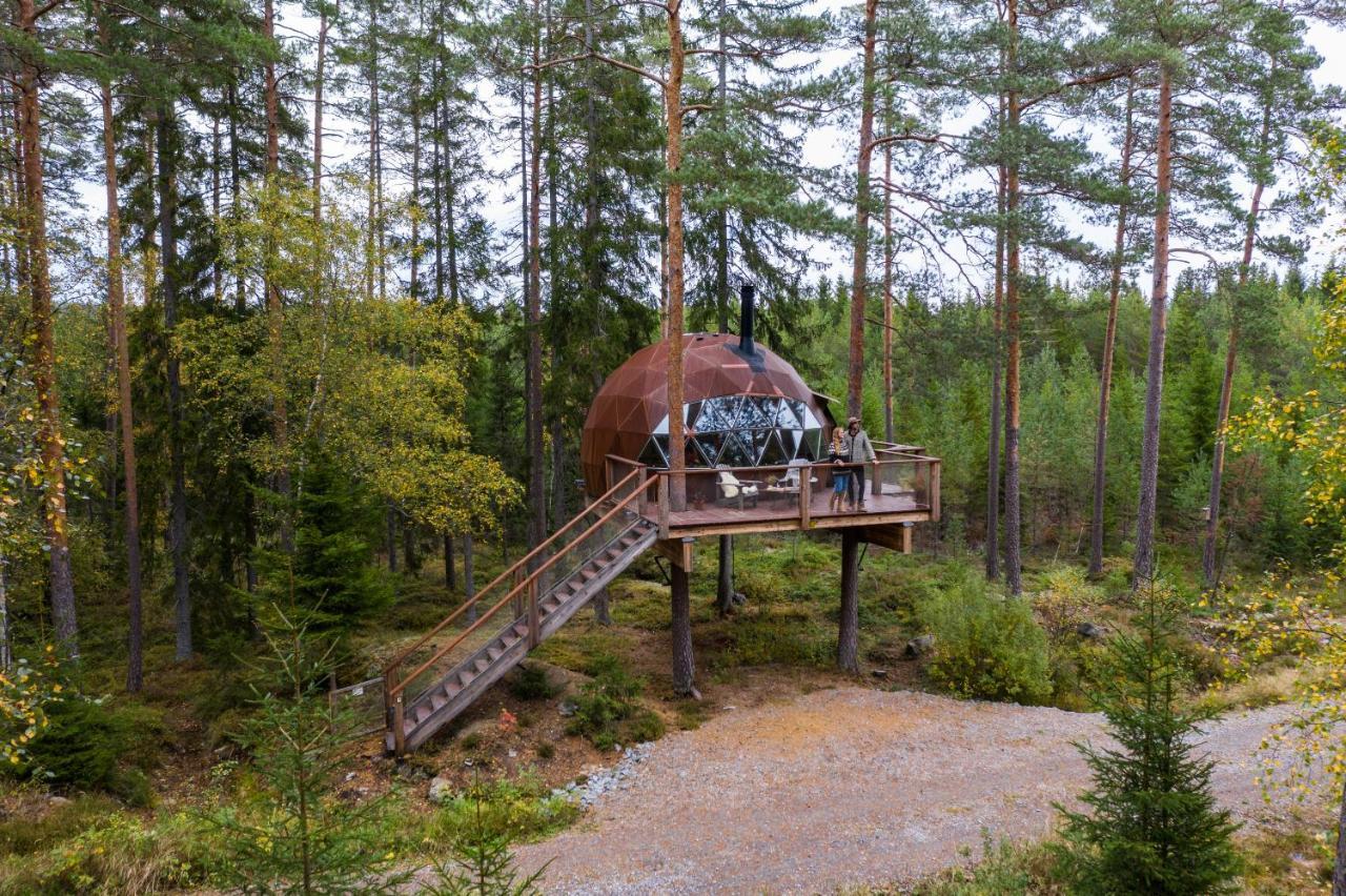 Treehouse Dome Hotell Vidnes Eksteriør bilde