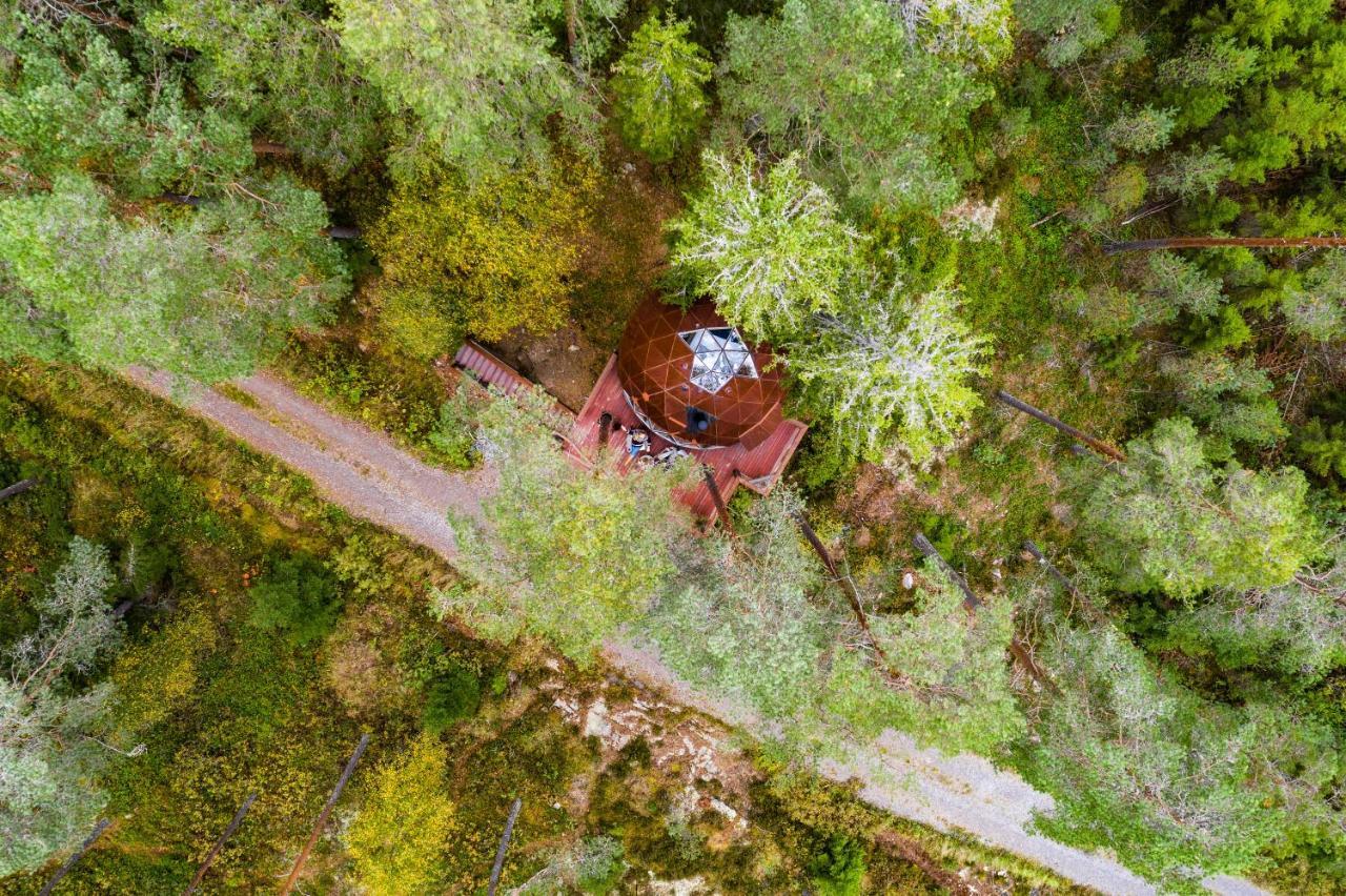 Treehouse Dome Hotell Vidnes Eksteriør bilde