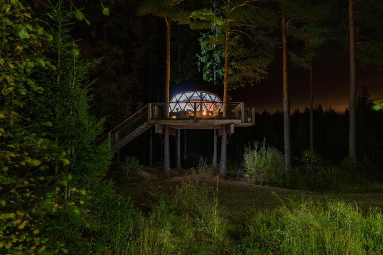 Treehouse Dome Hotell Vidnes Eksteriør bilde