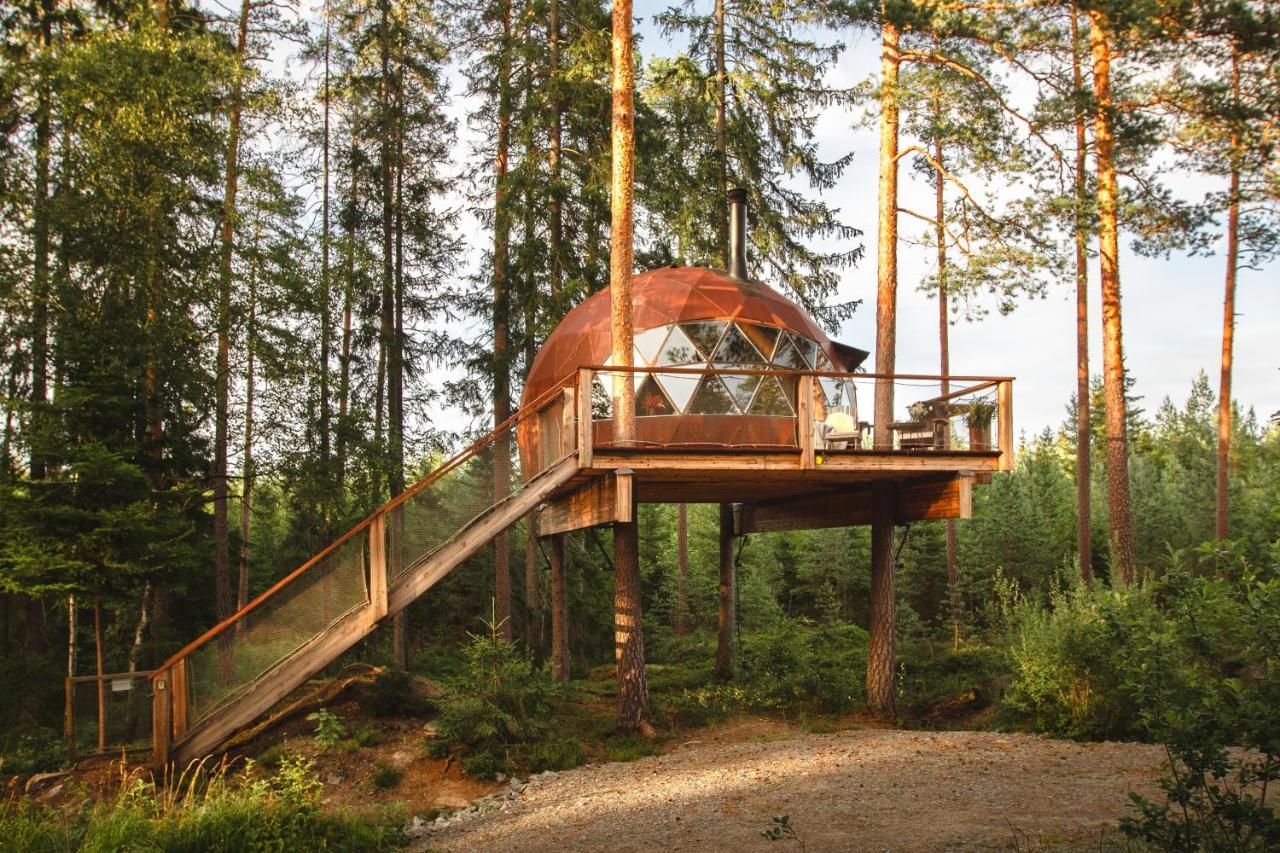 Treehouse Dome Hotell Vidnes Eksteriør bilde