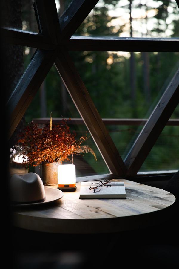 Treehouse Dome Hotell Vidnes Eksteriør bilde